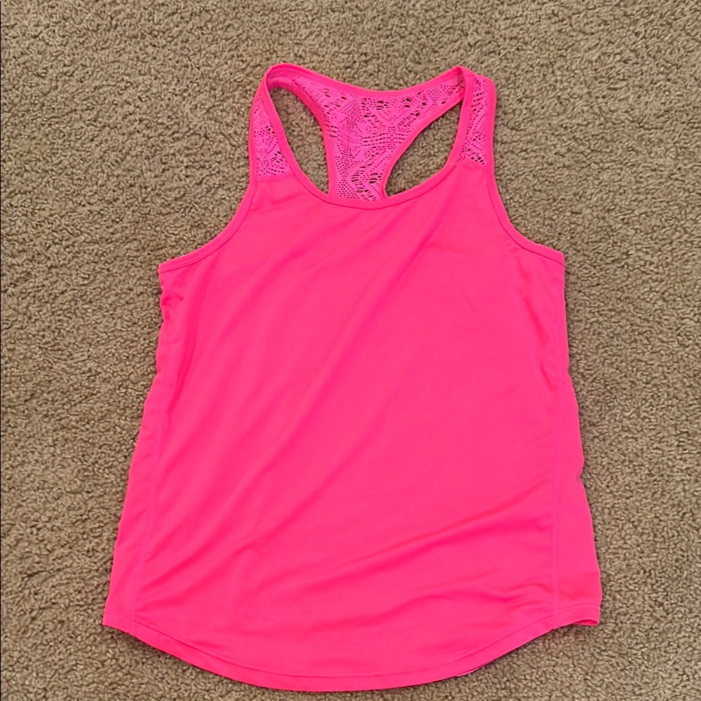 Zyia Bomber Racerback Tank Top (Girls Large 10-12)